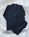 Boys' Navy Blue Shirt and Pant Set