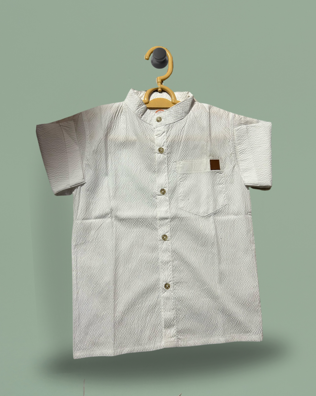 Boys' Half-Sleeve Shirt White