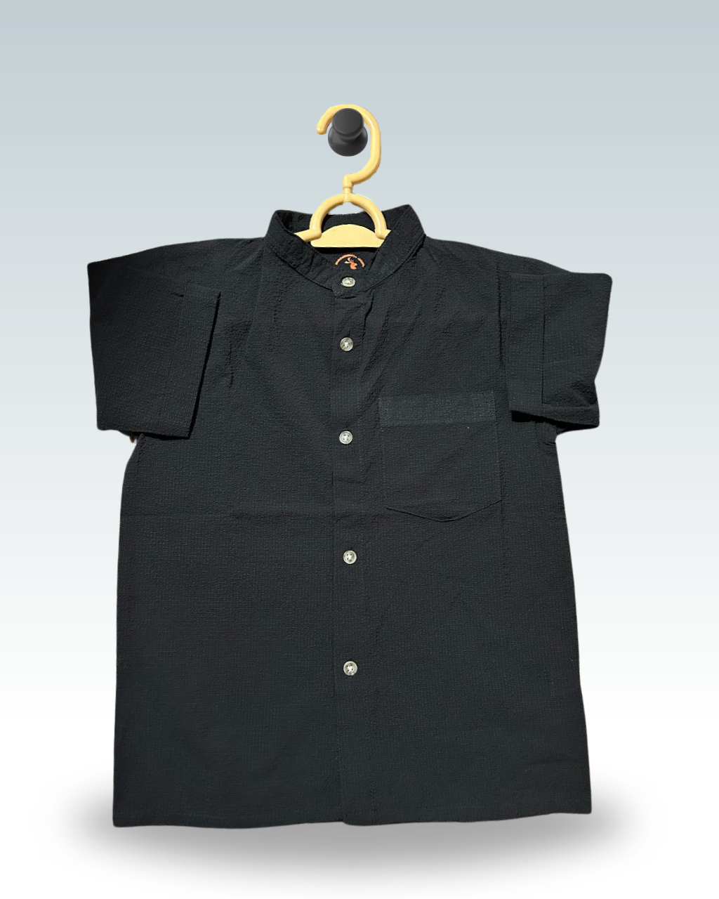 Boys' Half-Sleeve Shirt Black