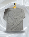 Boys' Textured Grey Shirt