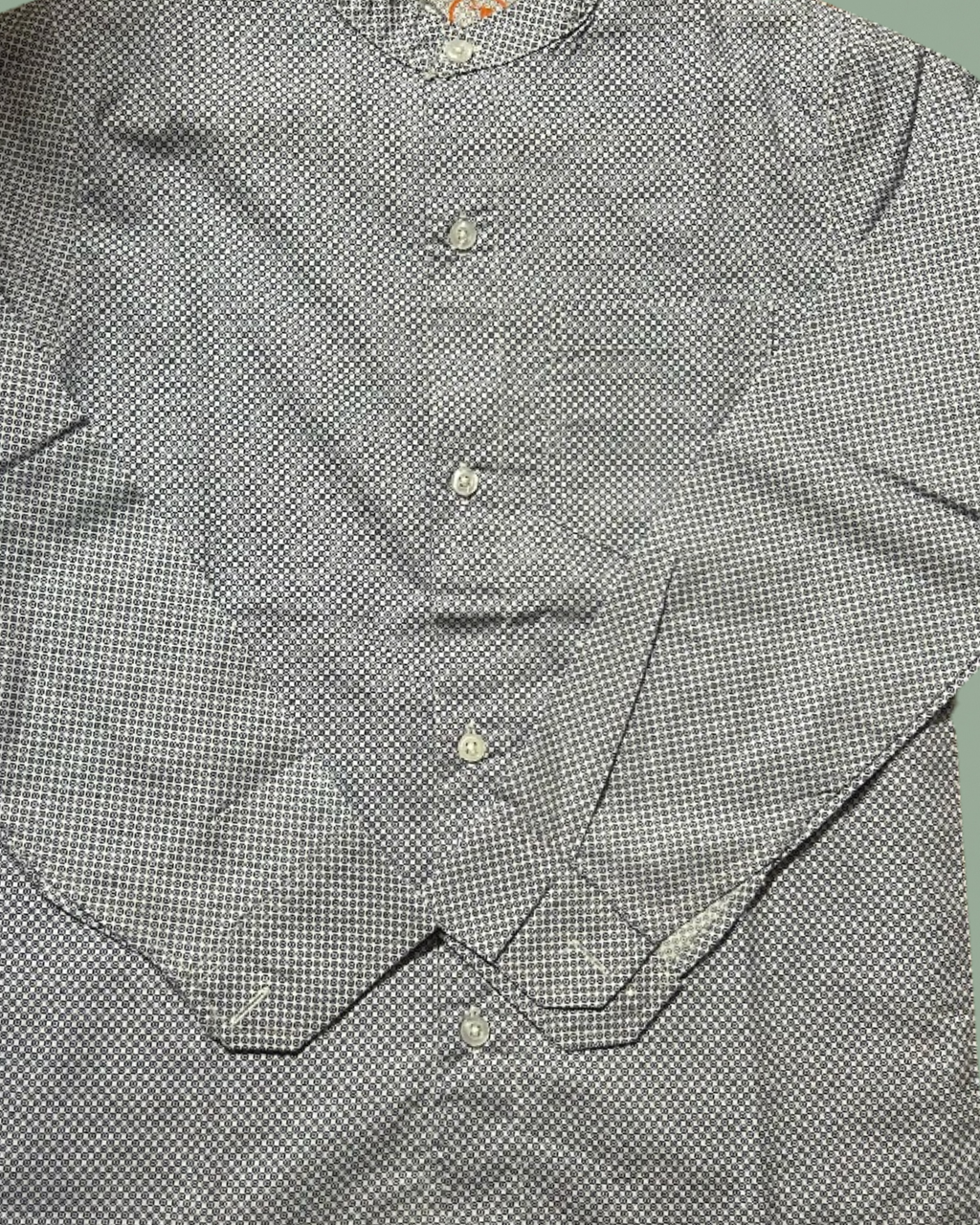 Boys' Textured Grey Shirt